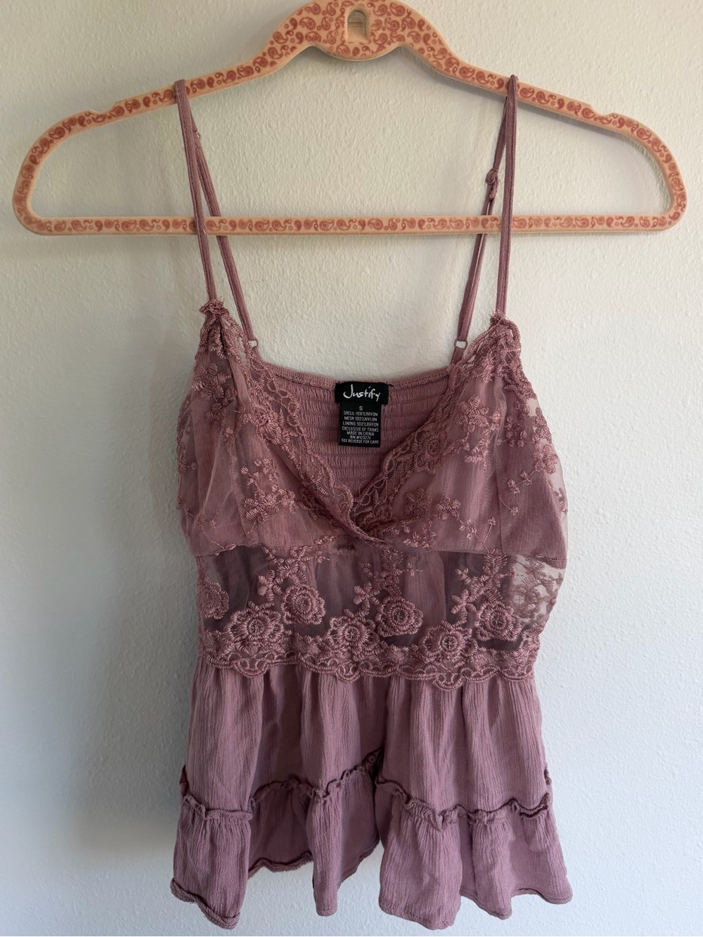 Y2K Justify Babydoll Top Size small